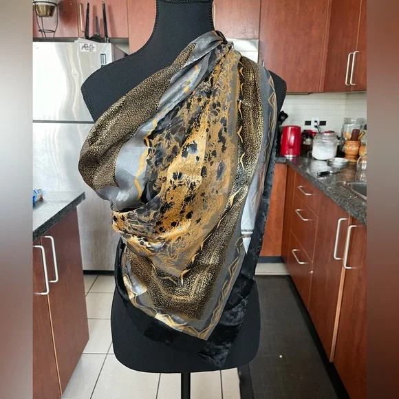 Satin Scarf - Picture 3 of 6